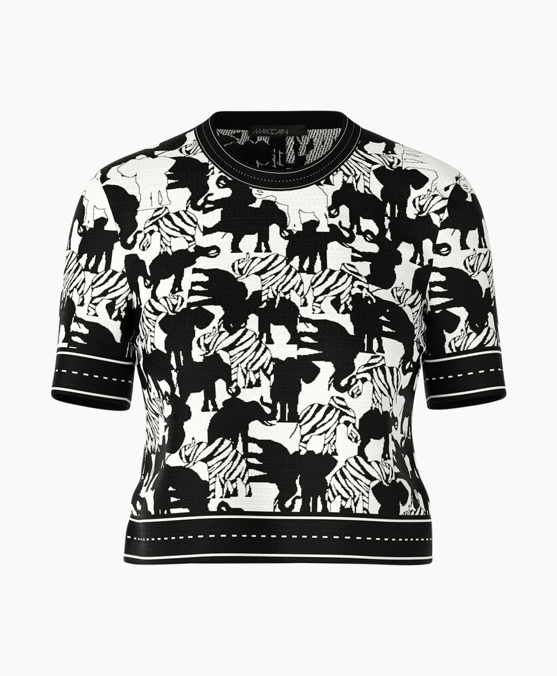 Dames Marccain Collectie Truien*Pullover Wc 41.10 M03 Print + 2 Kleurig