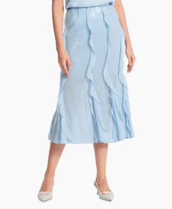 Dames Marccain Collectie Rokken*Rok Wc 71.14 W44 Licht Blauw