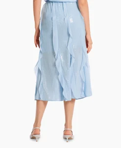 Dames Marccain Collectie Rokken*Rok Wc 71.14 W44 Licht Blauw