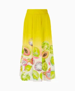 Dames Marccain Collectie Bruiloftskleding*Rok Wc 71.06 W28 Geel