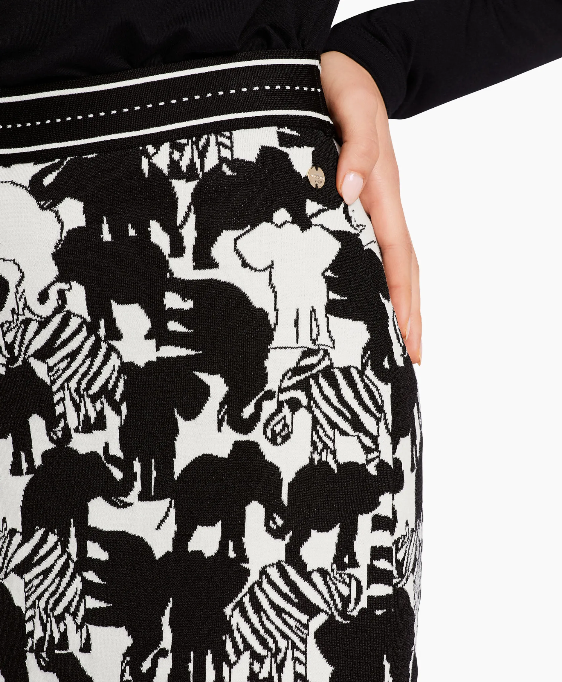 Dames Marccain Collectie Rokken*Rok Wc 71.02 M03 Print + 2 Kleurig