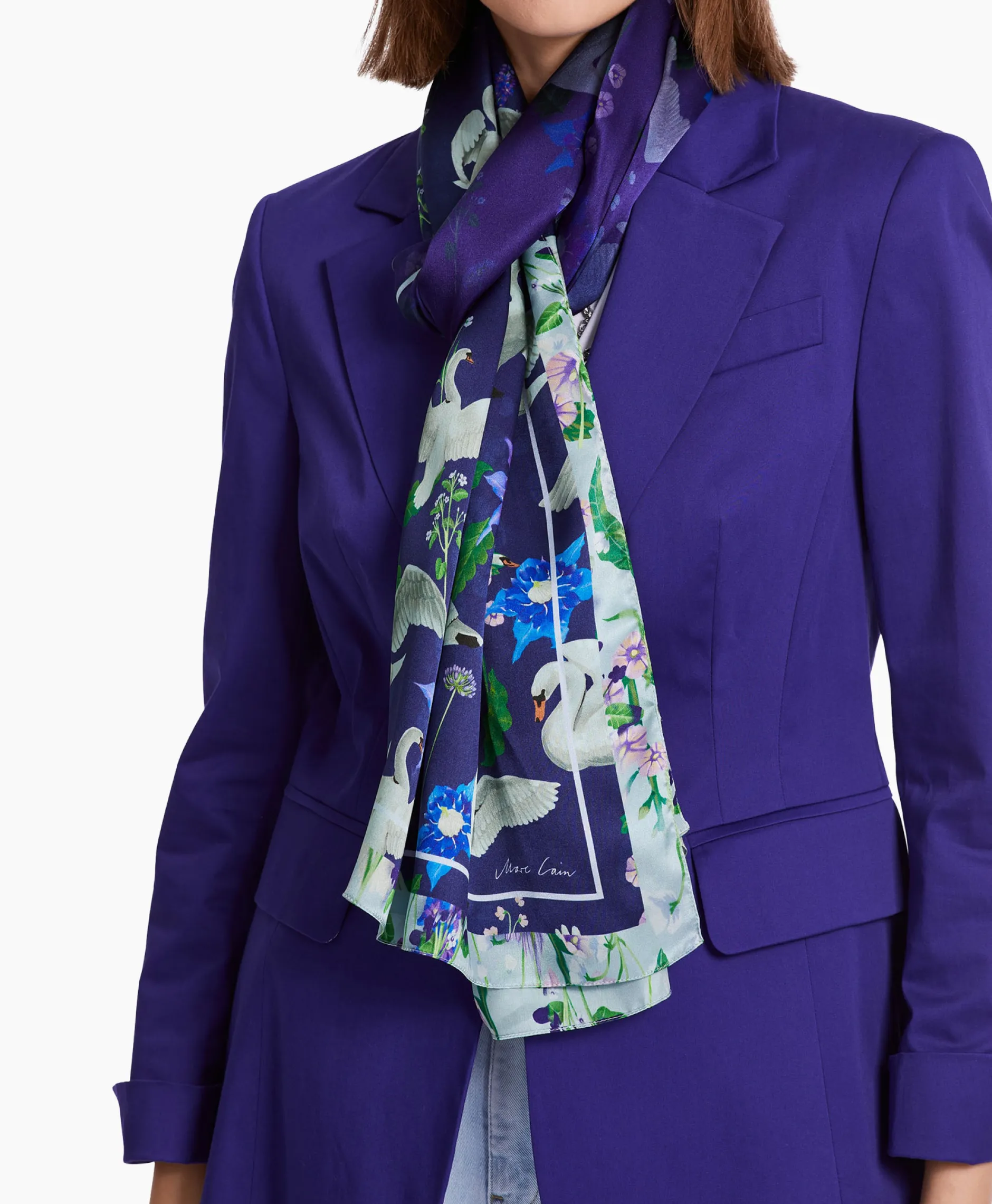 Dames Marccain Collectie Sjaals*Shawl Wc B4.15 Z20 Paars