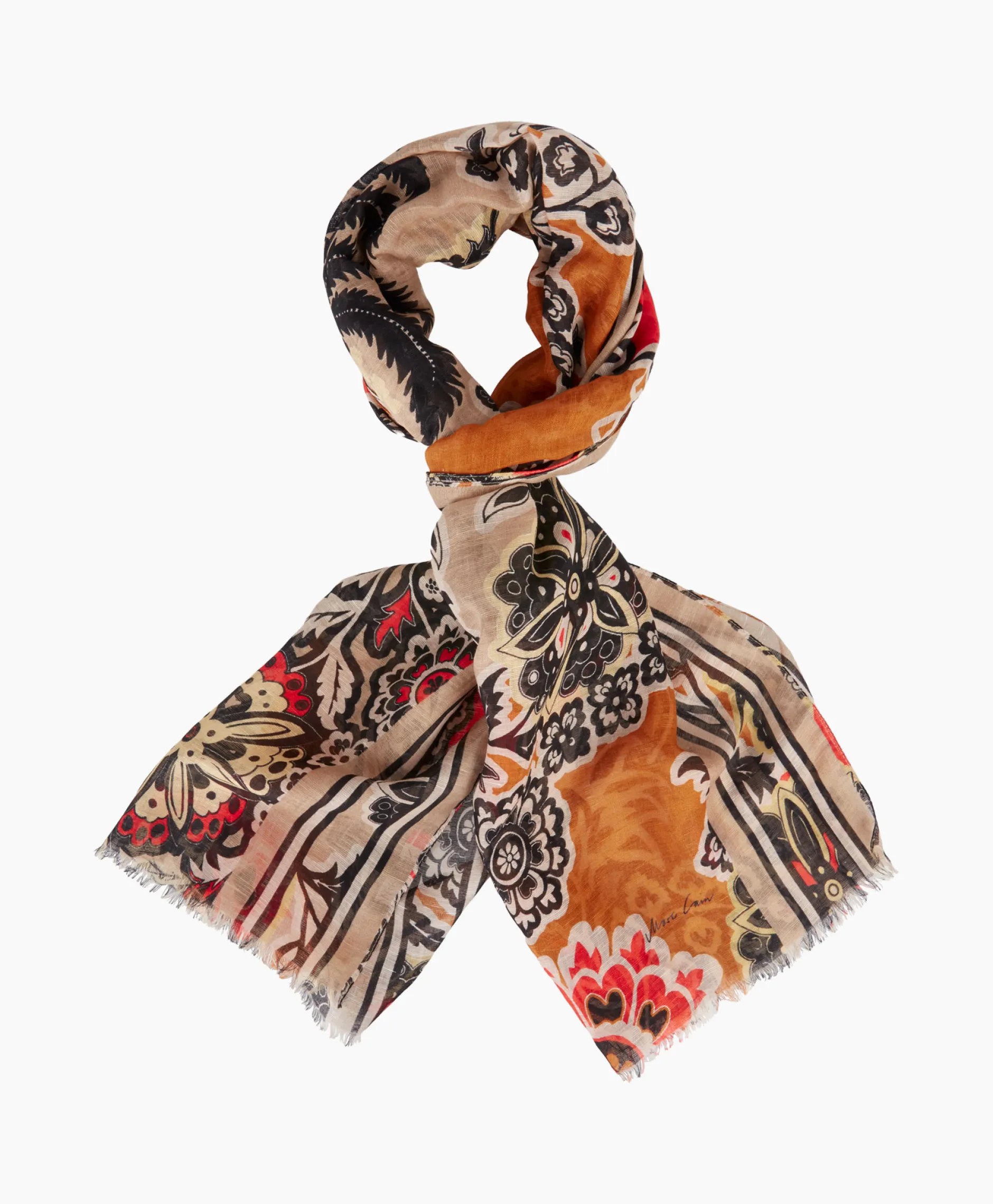 Dames Marccain Collectie Sjaals*Shawl Wc B4.07 Z35 Oranje