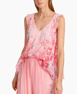 Dames Marccain Collectie T-Shirts & Tops*Top Wc 61.26 J83 Zalm