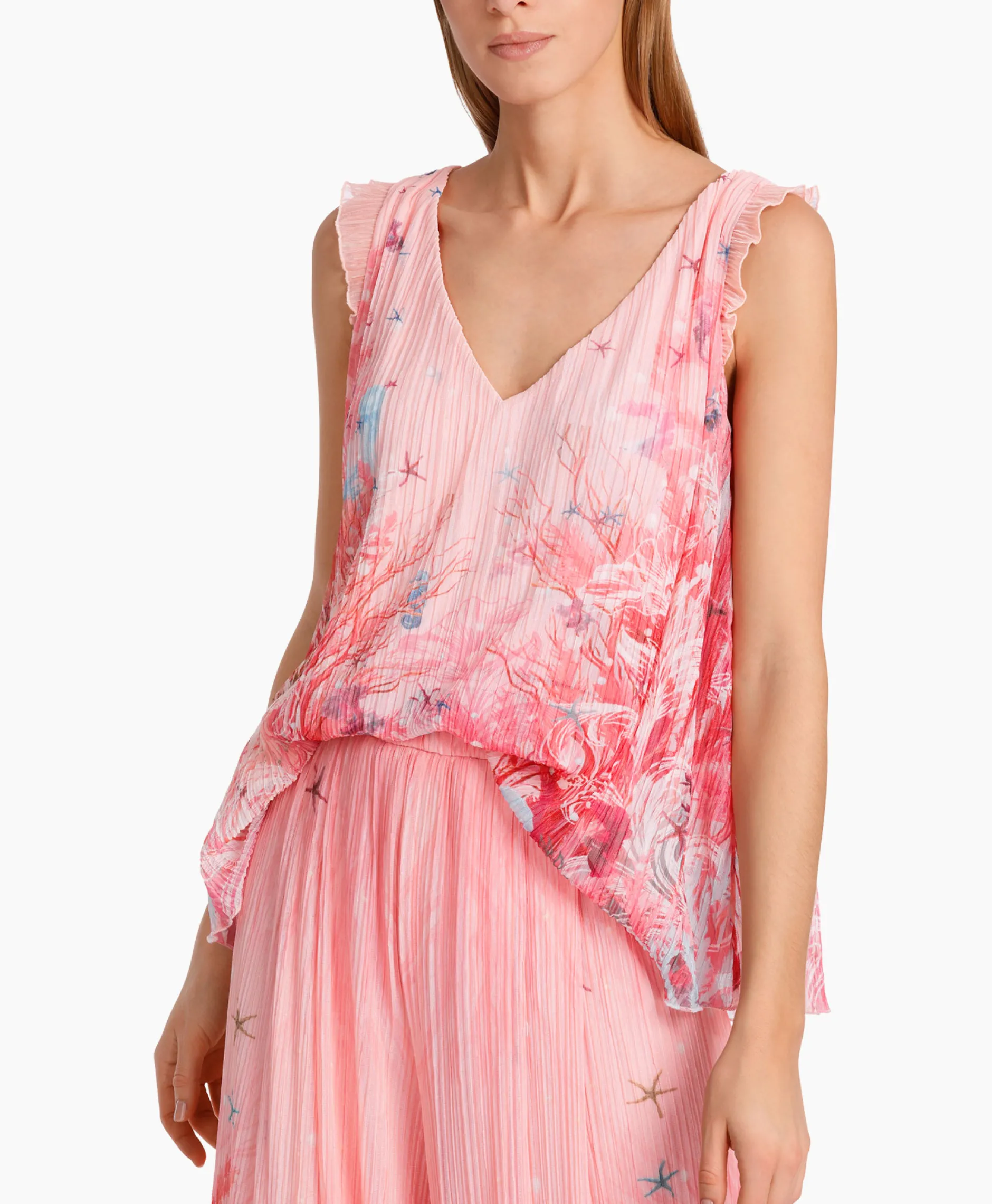 Dames Marccain Collectie T-Shirts & Tops*Top Wc 61.26 J83 Zalm