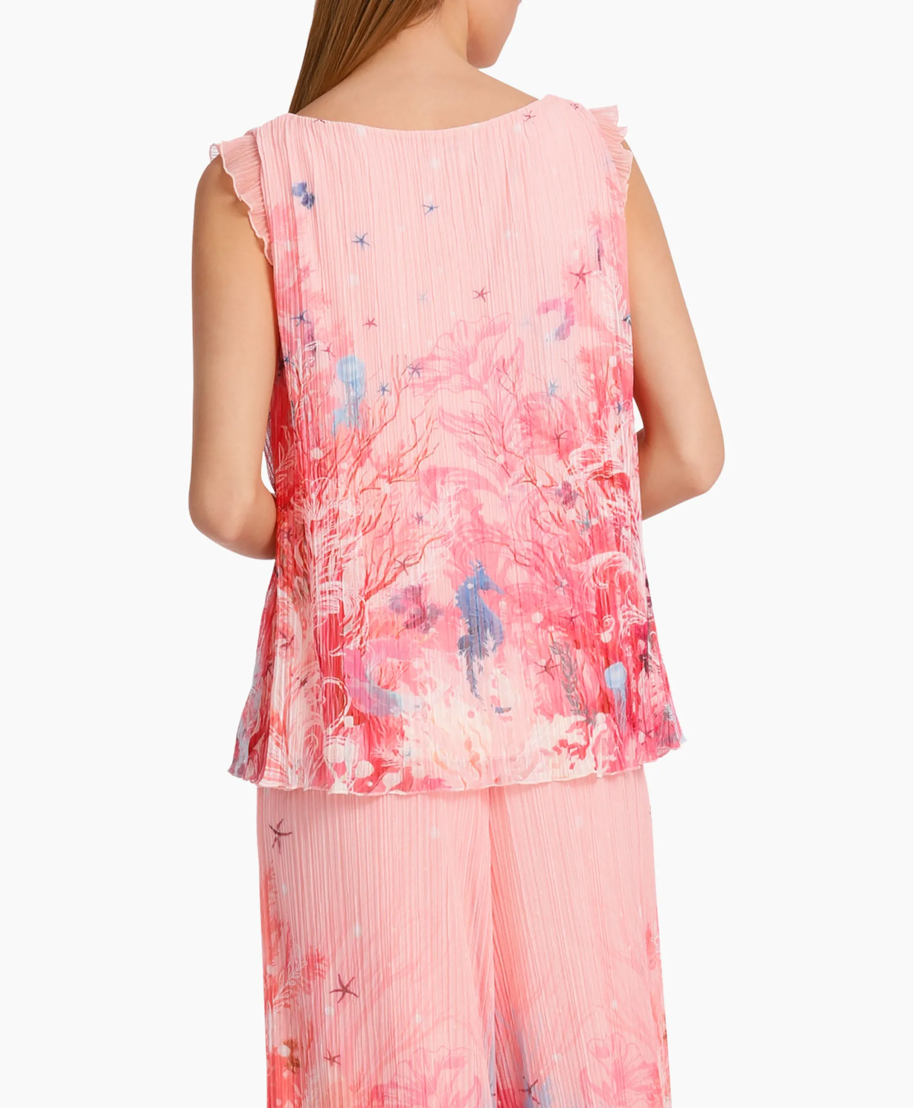 Dames Marccain Collectie T-Shirts & Tops*Top Wc 61.26 J83 Zalm