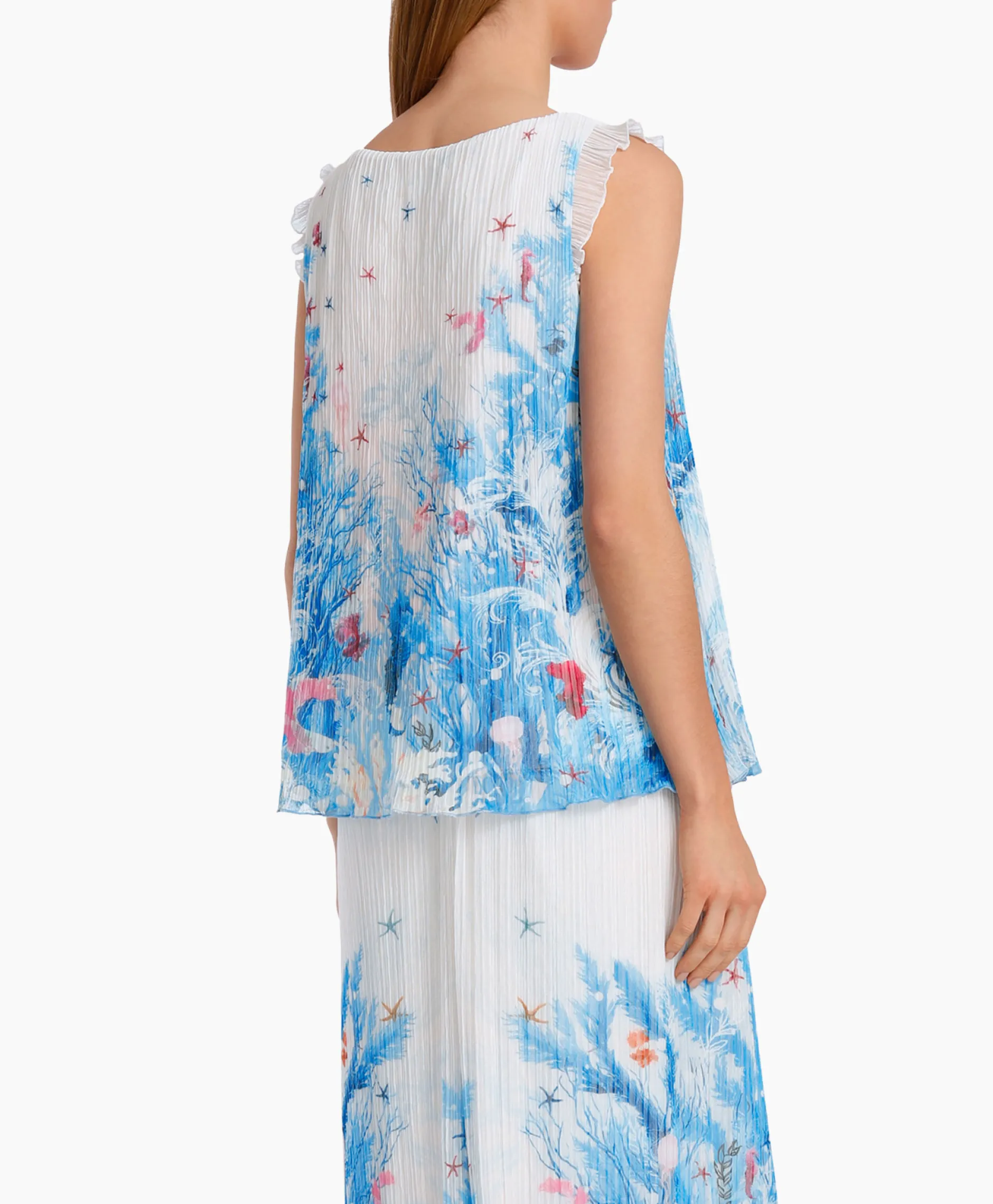 Dames Marccain Collectie T-Shirts & Tops*Top Wc 61.26 J83 Aqua