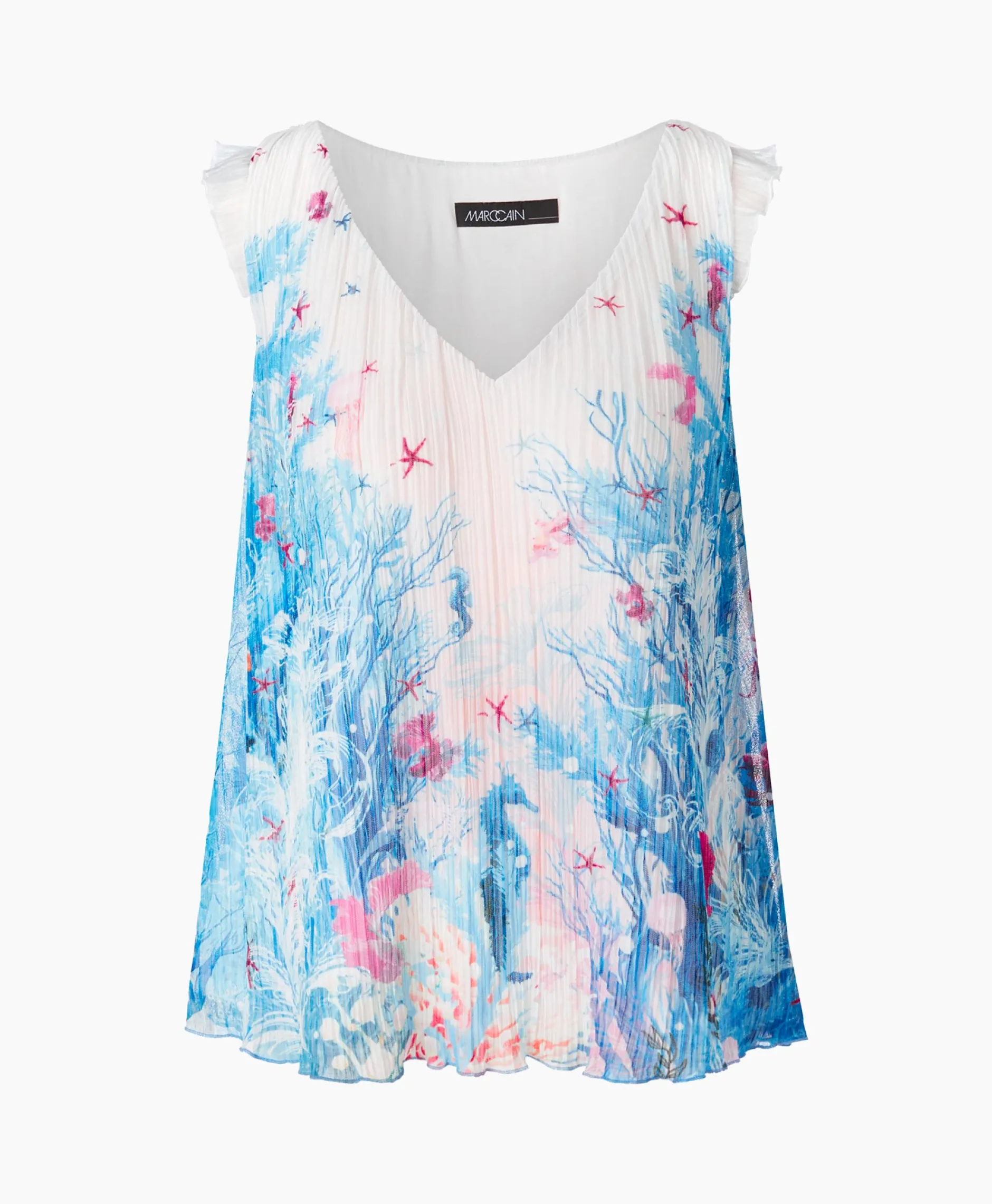 Dames Marccain Collectie T-Shirts & Tops*Top Wc 61.26 J83 Aqua
