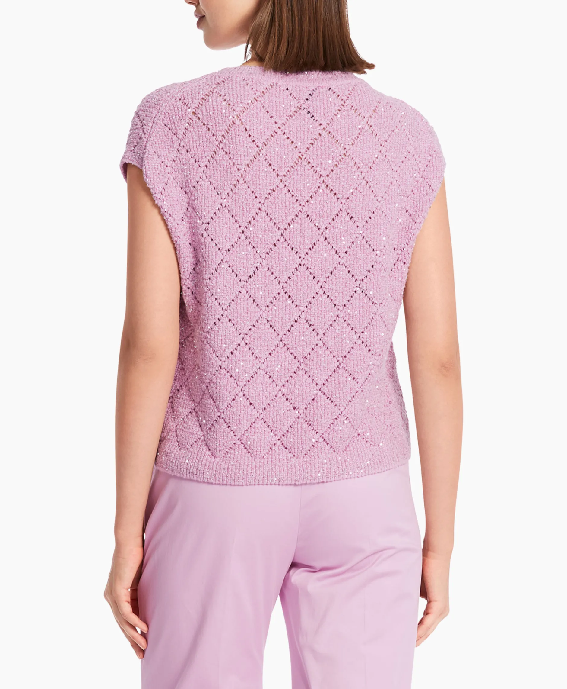 Dames Marccain Collectie T-Shirts & Tops*Top Wc 42.01 M25 Lavendel