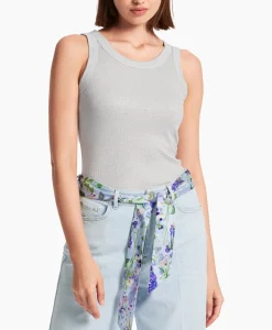 Dames Marccain Collectie T-Shirts & Tops*Top Wc 61.17 J37 Zilver