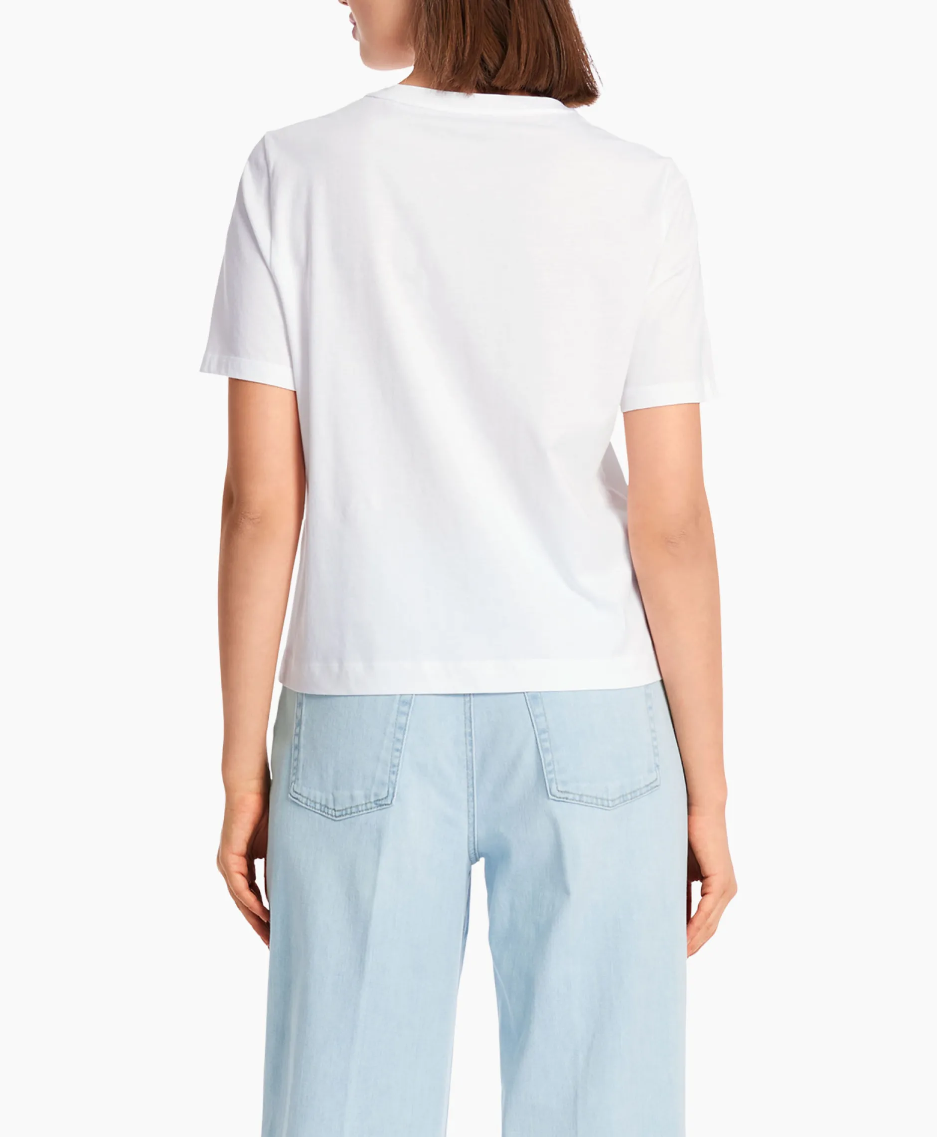 Dames Marccain Collectie T-Shirts & Tops*T-Shirt Wc 48.06 J29 Wit
