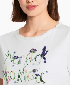 Dames Marccain Collectie T-Shirts & Tops*T-Shirt Wc 48.32 J39 Wit