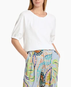 Dames Marccain Collectie T-Shirts & Tops*T-Shirt Wc 48.50 J14 Wit