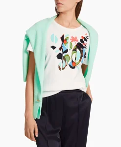 Dames Marccain Collectie T-Shirts & Tops*T-Shirt Wc 48.32 J06 Off White