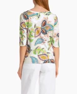 Dames Marccain Collectie T-Shirts & Tops*T-Shirt Wc 48.66 J47 Off White