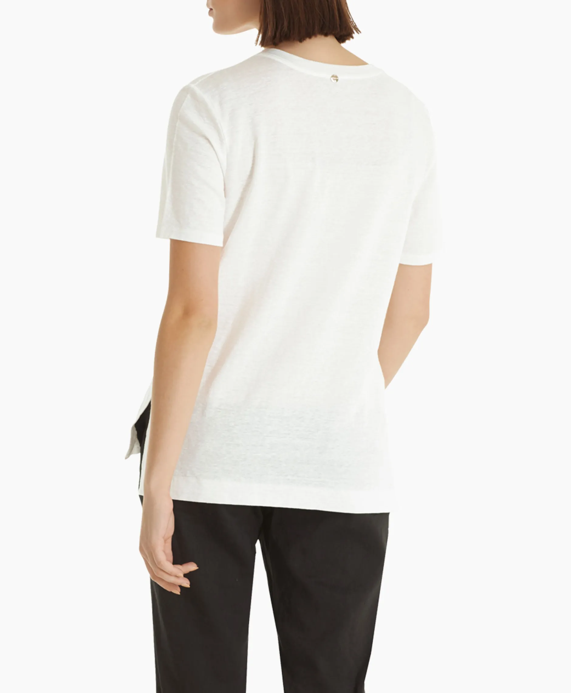 Dames Marccain Collectie T-Shirts & Tops*T-Shirt Wc 48.34 J54 Off White