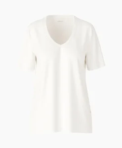 Dames Marccain Collectie T-Shirts & Tops*T-Shirt Wc 48.34 J54 Off White