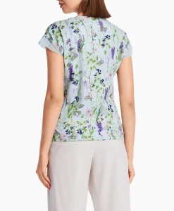 Dames Marccain Collectie T-Shirts & Tops*T-Shirt Wc 48.23 J19 Licht Blauw