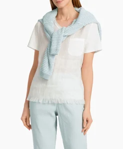 Dames Marccain Collectie T-Shirts & Tops*T-Shirt Wc 48.41 J79 Off White