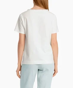 Dames Marccain Collectie T-Shirts & Tops*T-Shirt Wc 48.41 J79 Off White