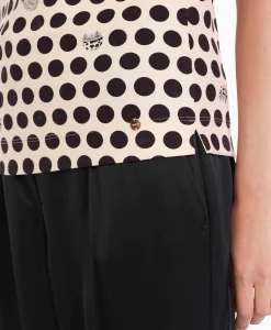 Dames Marccain Collectie T-Shirts & Tops*T-Shirt Vc 48.45 J08 Zwart