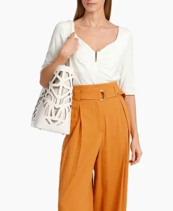 Dames Marccain Collectie T-Shirts & Tops*T-Shirt Wc 48.57 J33 Off White