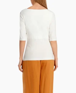 Dames Marccain Collectie T-Shirts & Tops*T-Shirt Wc 48.57 J33 Off White