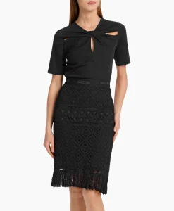 Dames Marccain Collectie T-Shirts & Tops*T-Shirt Wc 48.48 J14 Zwart