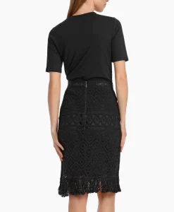 Dames Marccain Collectie T-Shirts & Tops*T-Shirt Wc 48.48 J14 Zwart