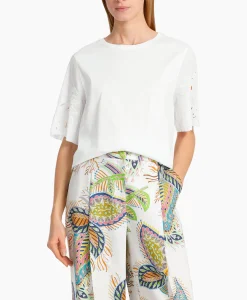 Dames Marccain Collectie T-Shirts & Tops*T-Shirt Wc 48.62 J81 Wit