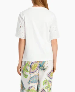 Dames Marccain Collectie T-Shirts & Tops*T-Shirt Wc 48.62 J81 Wit