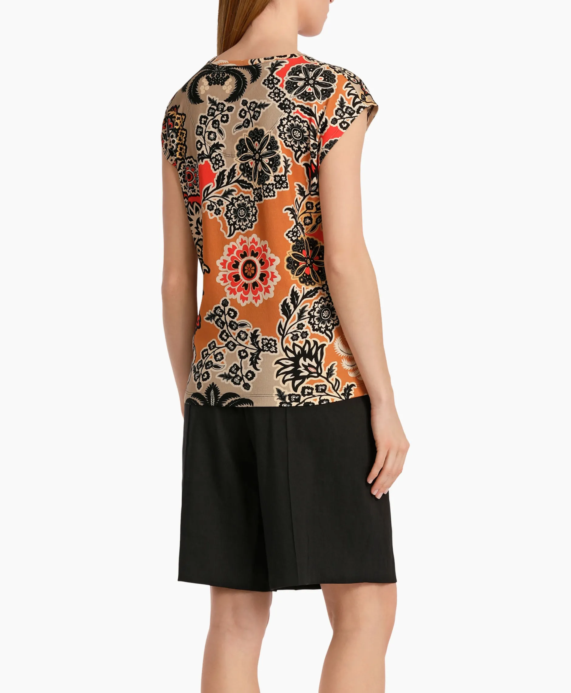 Dames Marccain Collectie T-Shirts & Tops*T-Shirt Wc 48.23 J49 Oranje