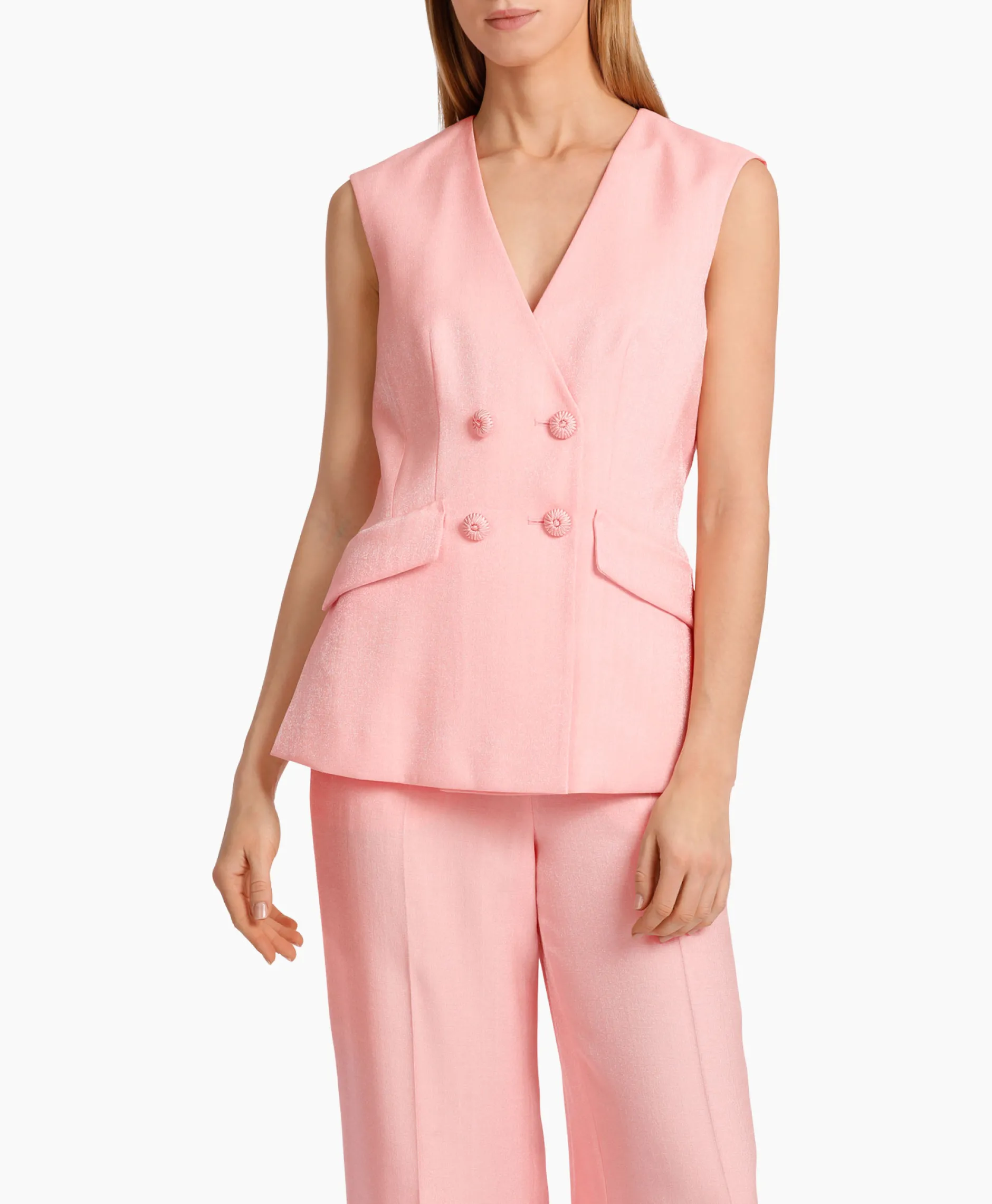 Dames Marccain Collectie Vesten*Vest Wc 37.04 W84 Zalm