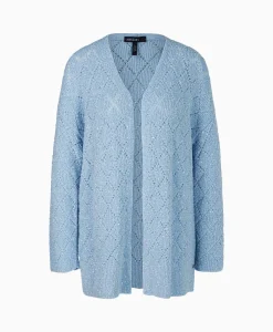 Dames Marccain Collectie Vesten*Vest Wc 39.11 M25 Licht Blauw