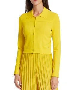 Dames Marccain Collectie Vesten*Vest Wc 39.20 M12 Geel