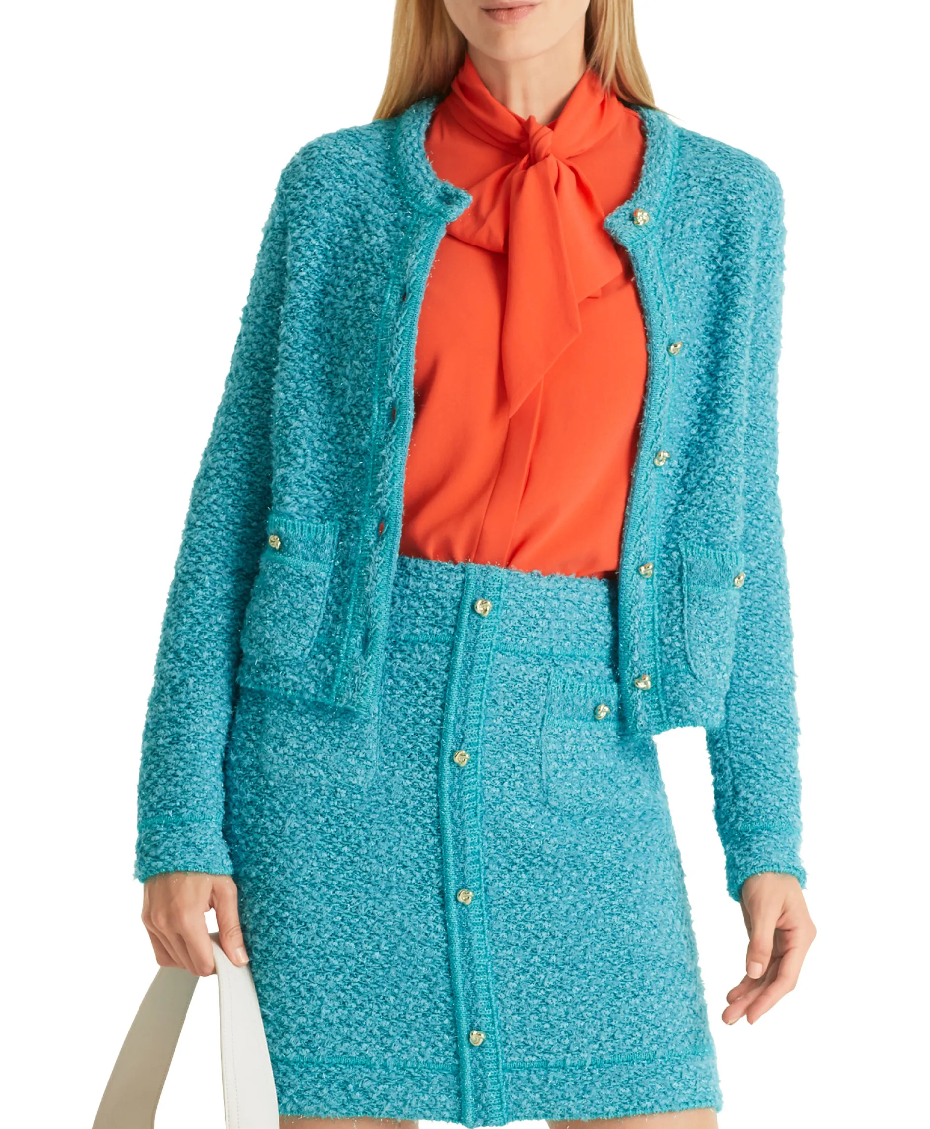 Dames Marccain Collectie Vesten*Vest Wc 39.03 M01 Turquoise