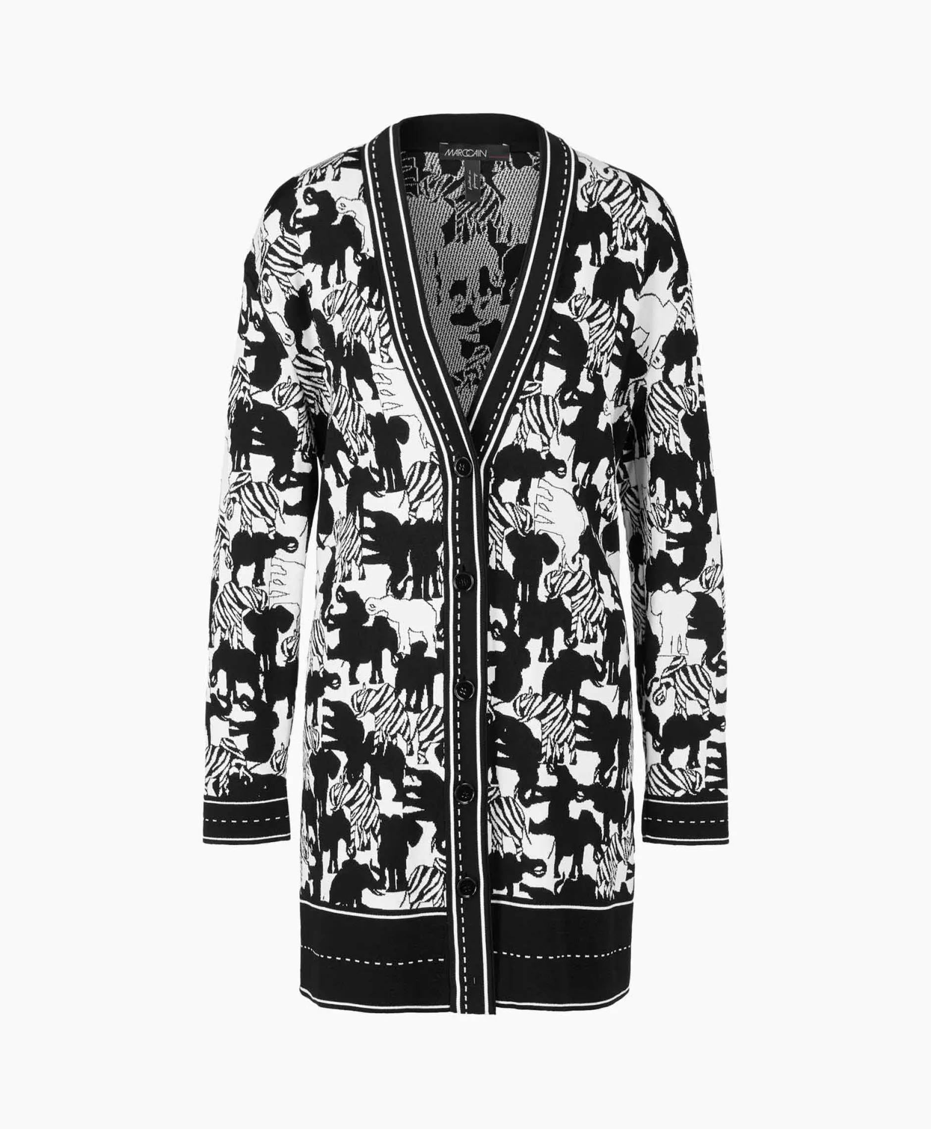 Dames Marccain Collectie Vesten*Vest Wc 39.18 M03 Print + 2 Kleurig