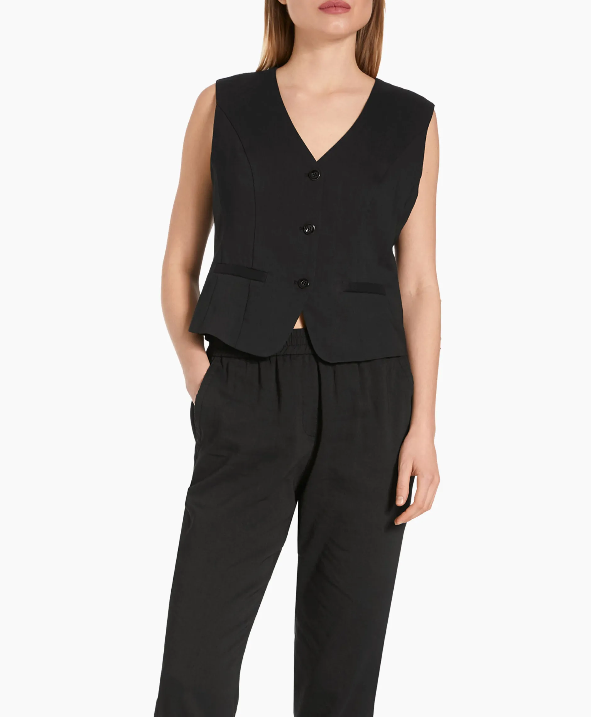 Dames Marccain Collectie Vesten*Vest Wc 37.02 W47 Zwart