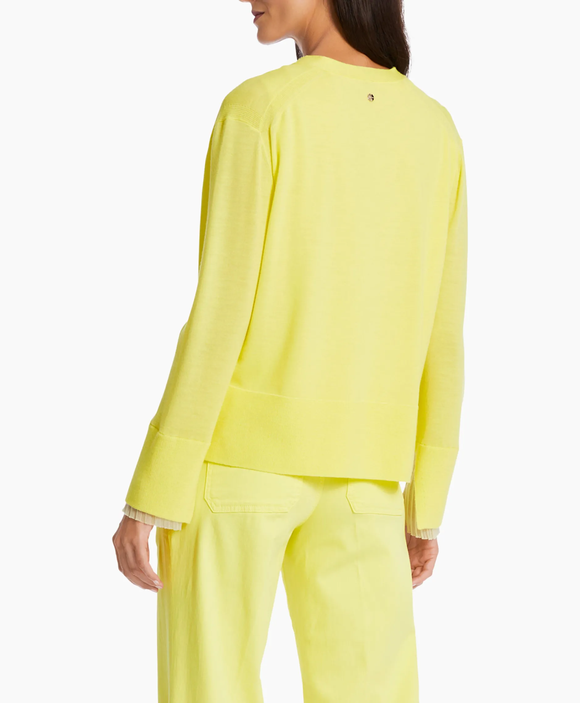 Dames Marccain Collectie Vesten*Vest Wc 39.10 M73 Midden Geel