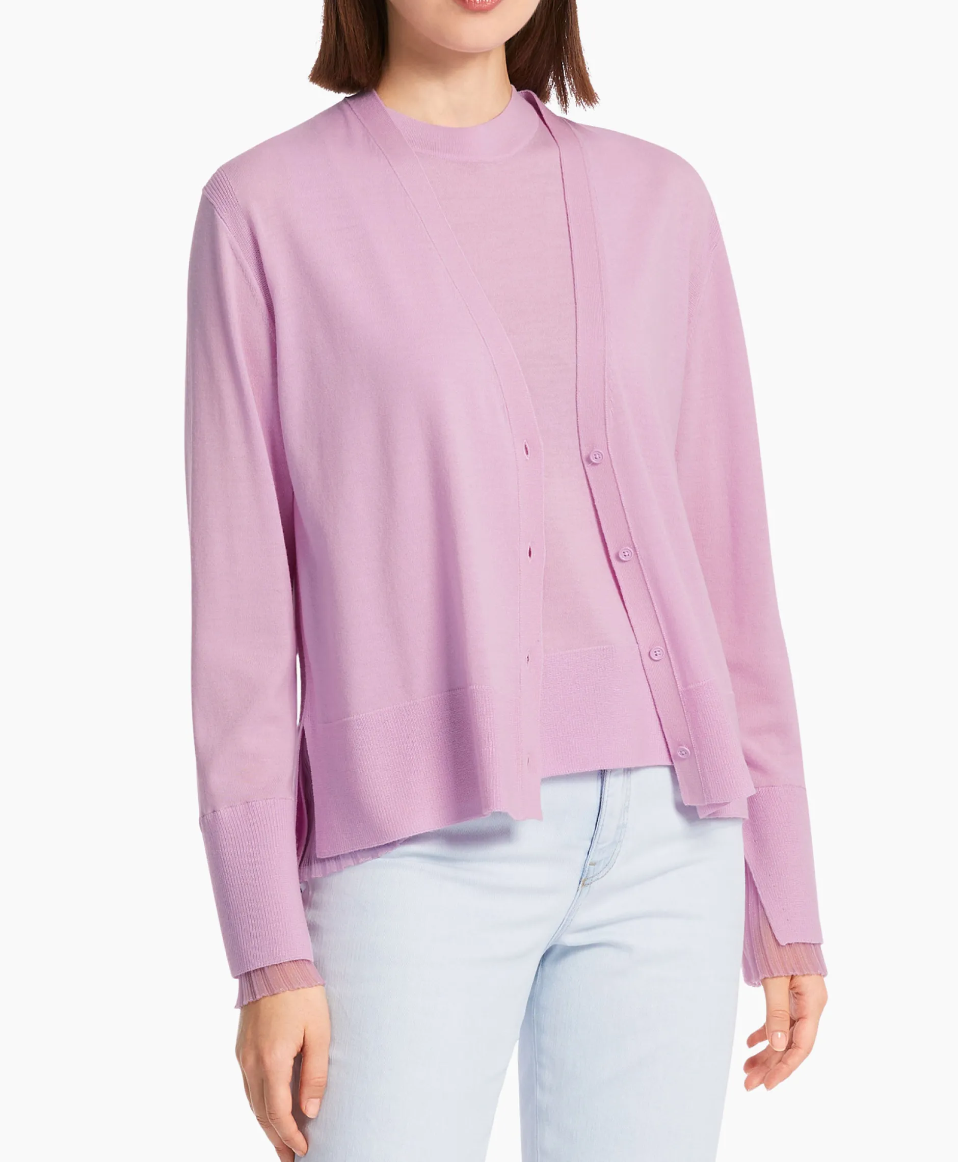 Dames Marccain Collectie Vesten*Vest Wc 39.10 M73 Lavendel