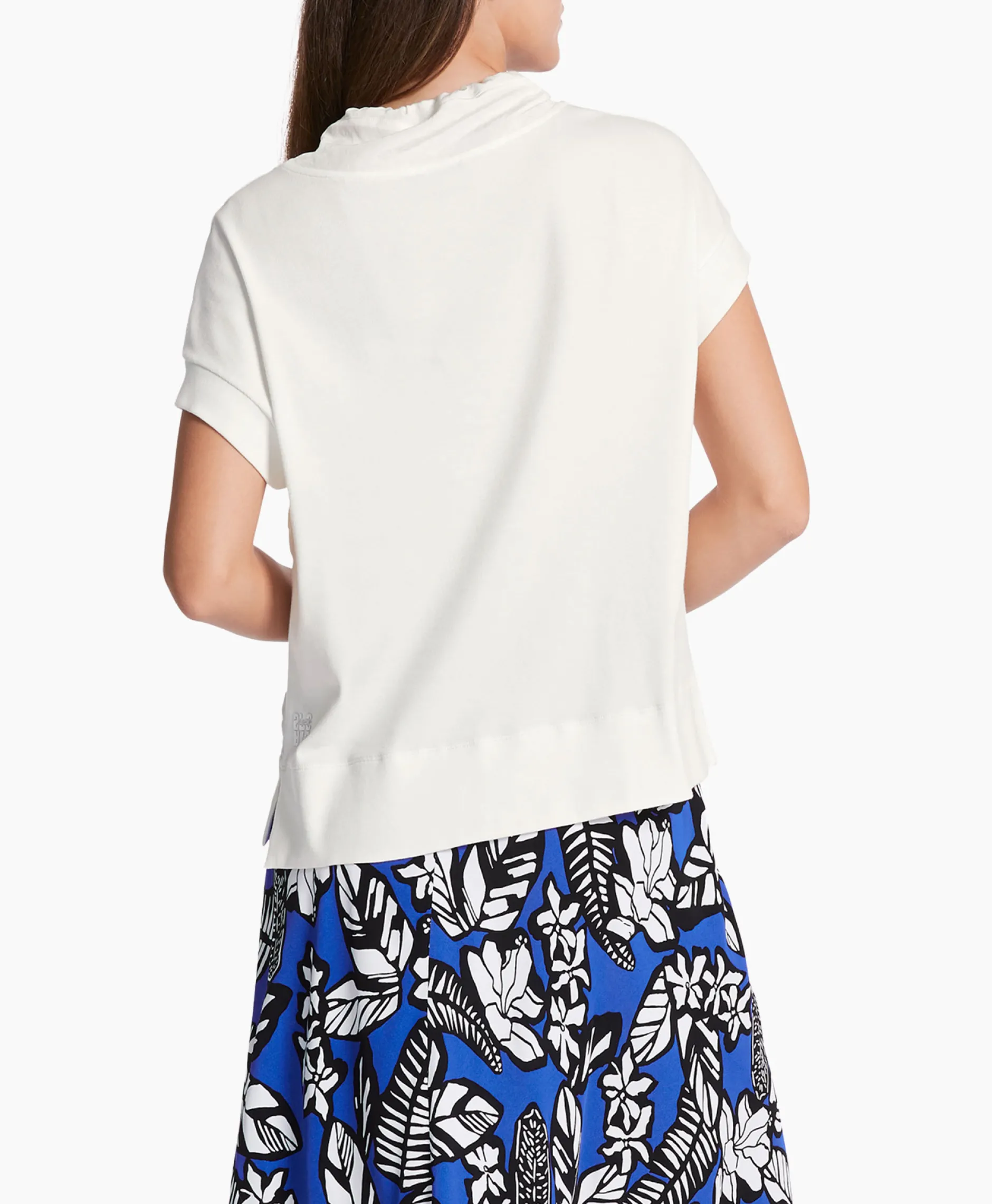 Dames Marccain Sport Blouses*Blouse Ws 55.02 J67 Off White