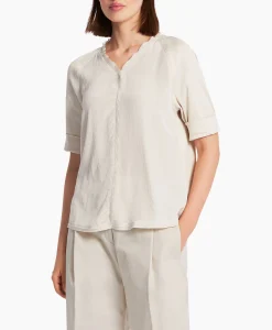 Dames Marccain Sport Blouses*Blouse Ws 55.04 J67 Grijs