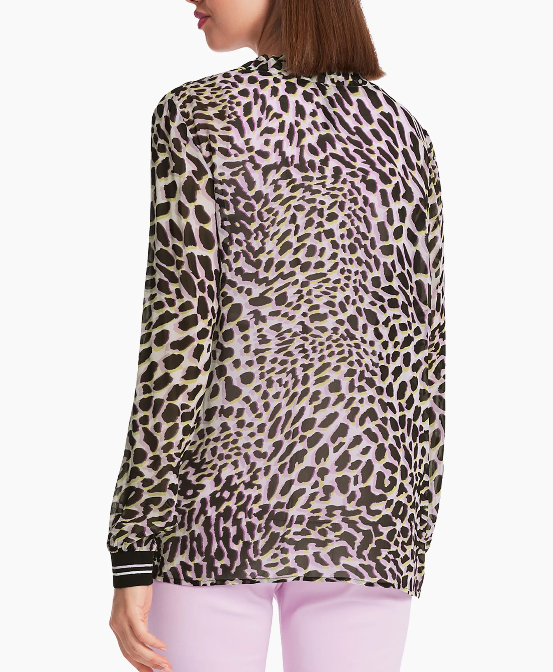 Dames Marccain Sport Blouses*Blouse Ws 51.07 W15 Roze