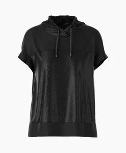 Dames Marccain Sport Blouses*Blouse Ws 55.02 J67 Zwart