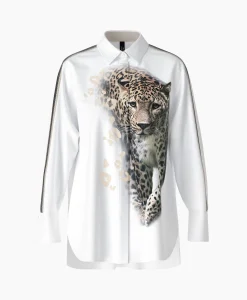 Dames Marccain Sport Blouses*Blouse Ws 51.13 W09 Wit