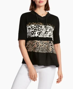 Dames Marccain Sport Blouses*Blouse Ws 55.05 J88 Zwart