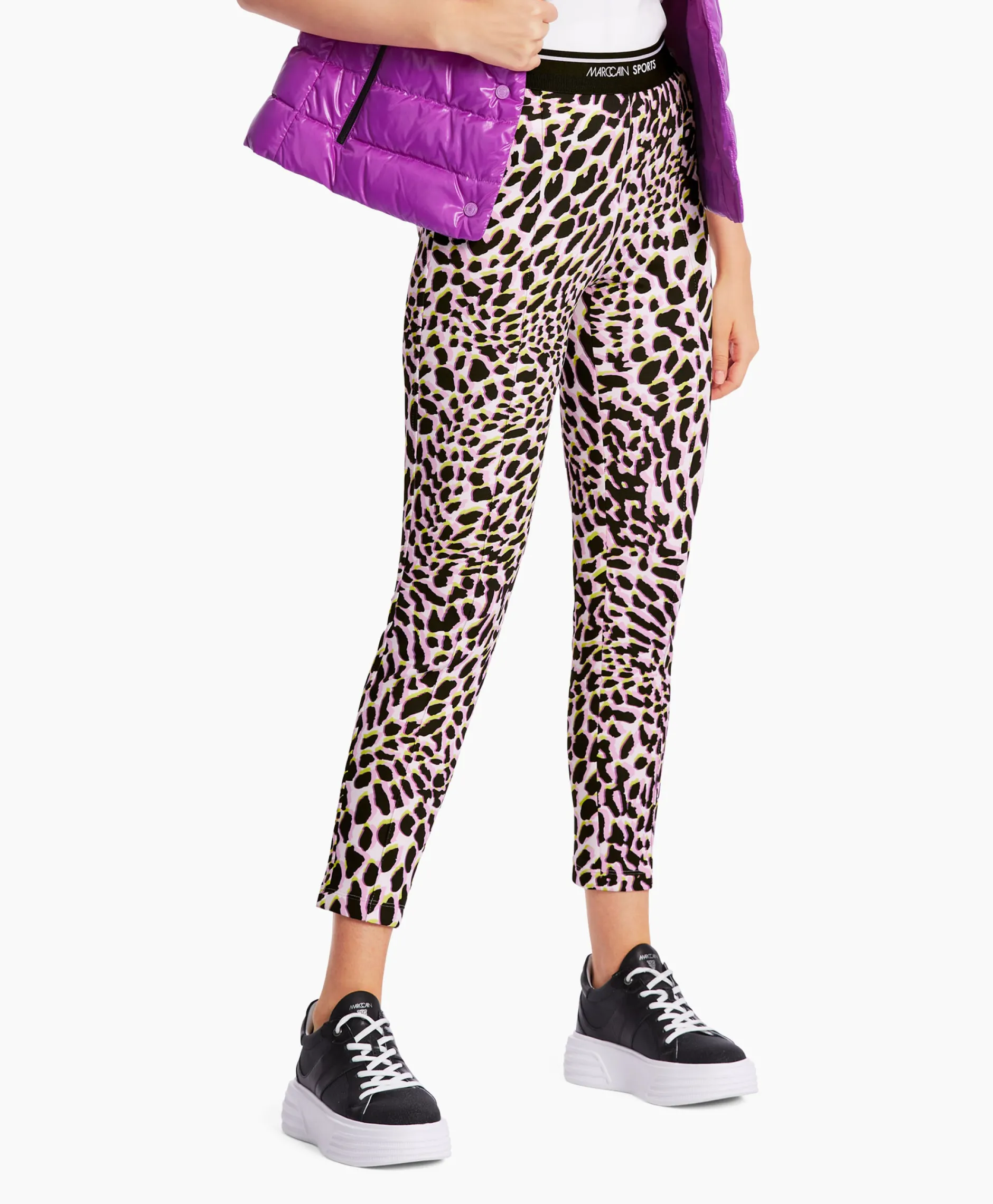 Dames Marccain Sport Broeken*Broek Ws 81.27 J44 Roze