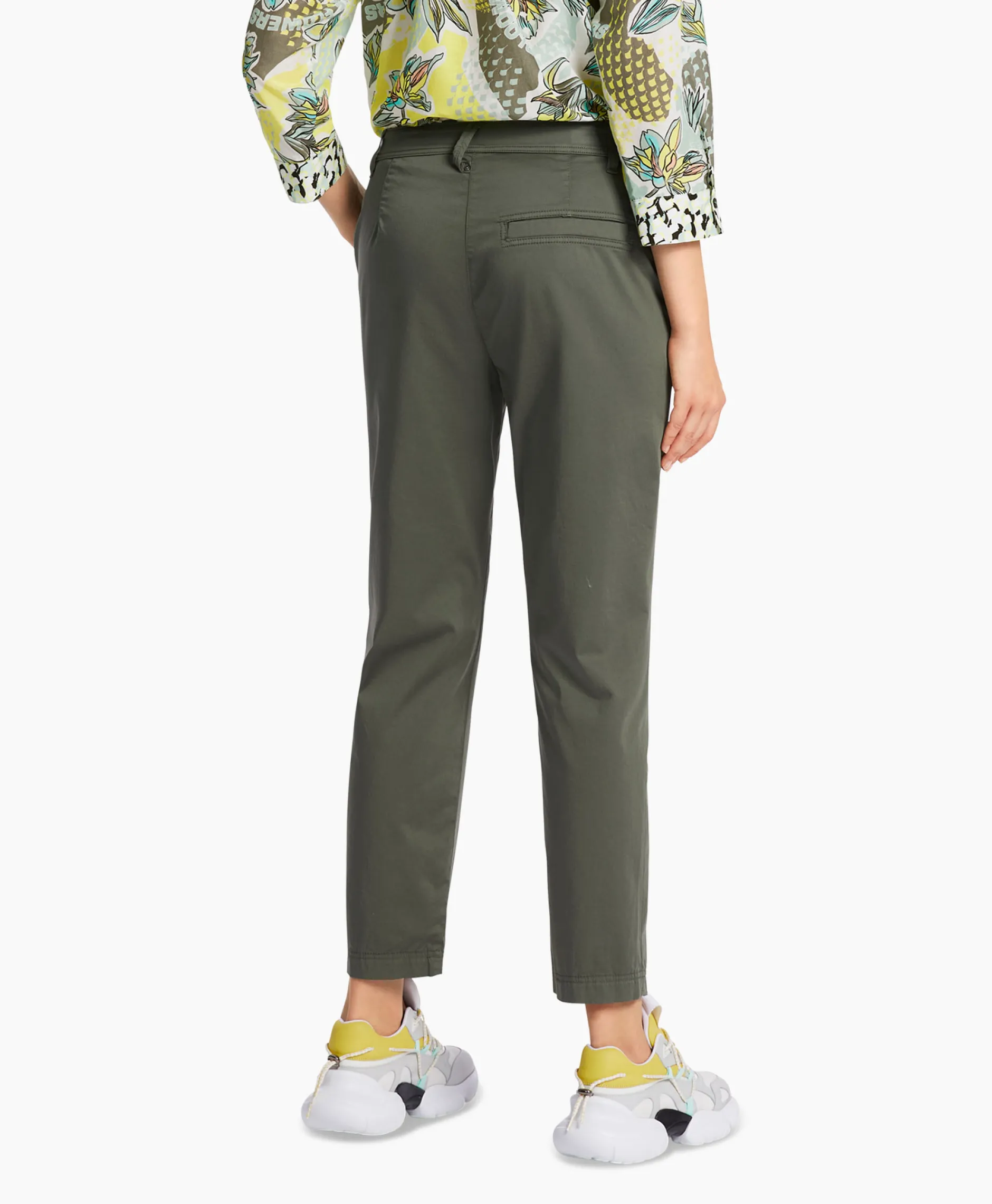 Dames Marccain Sport Broeken*Broek Ws 81.19 W29 Donker Groen