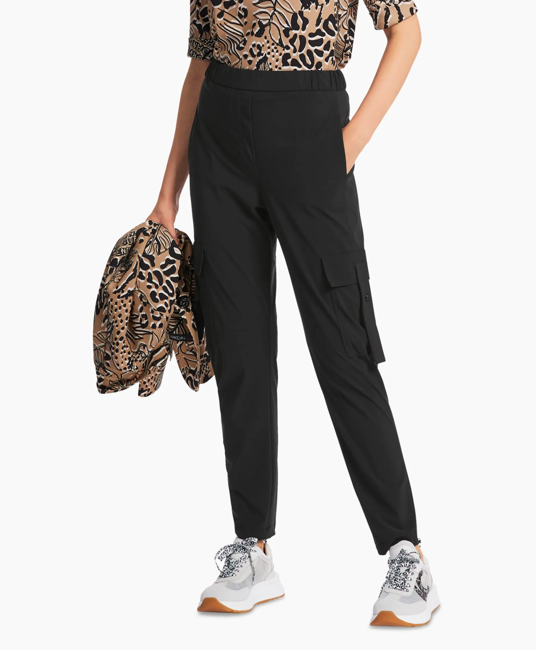 Dames Marccain Sport Broeken*Broek Ws 81.09 J05 Zwart