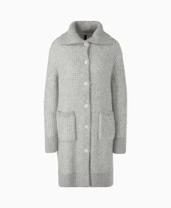 Dames Marccain Sport Vesten*Coat Vs 11.01 M01 Licht Grijs